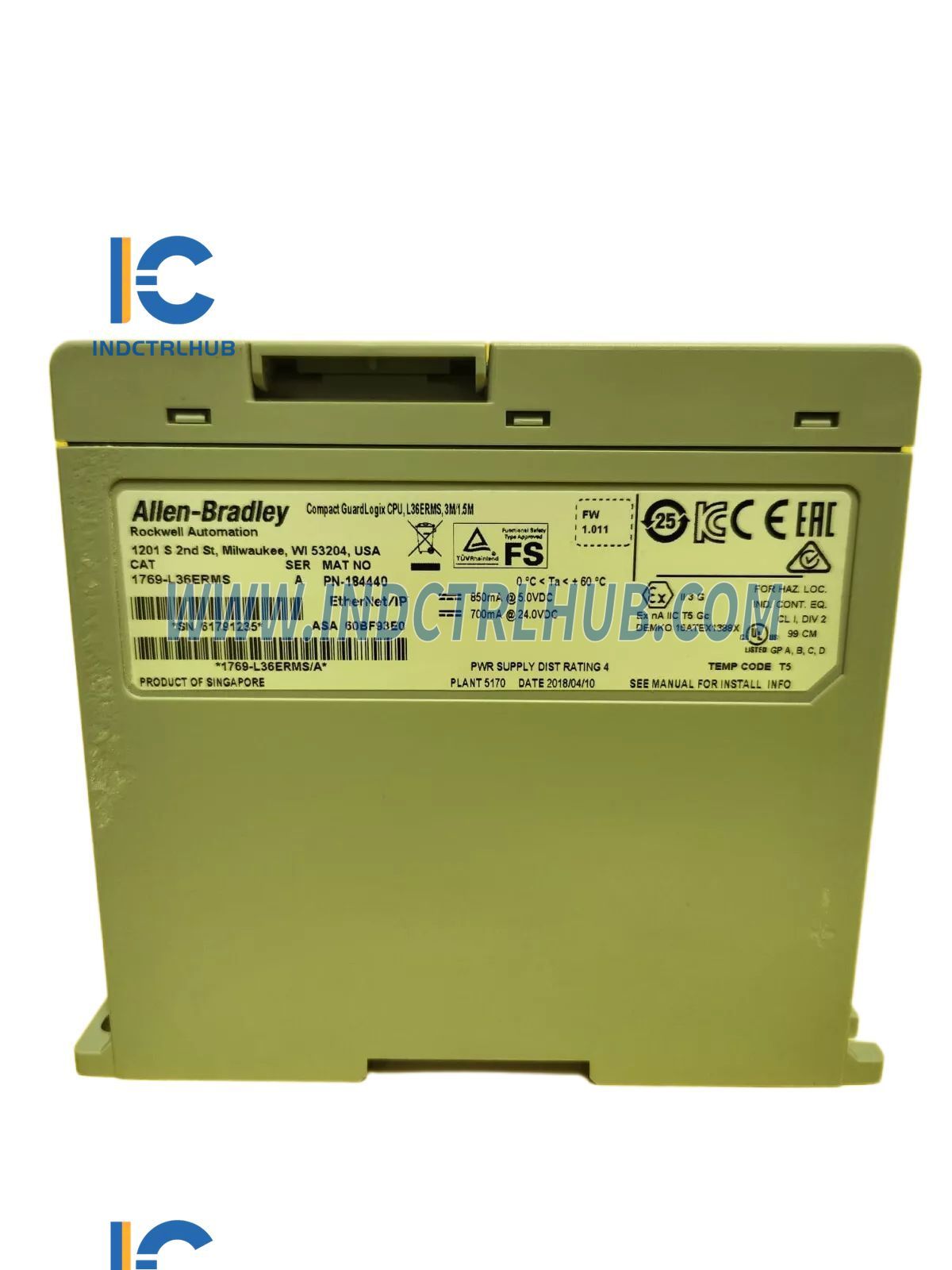 Allen-Bradley 1769-L36ERMS Kompakts GuardLogix CPU L36ERMS 3M/1.5M