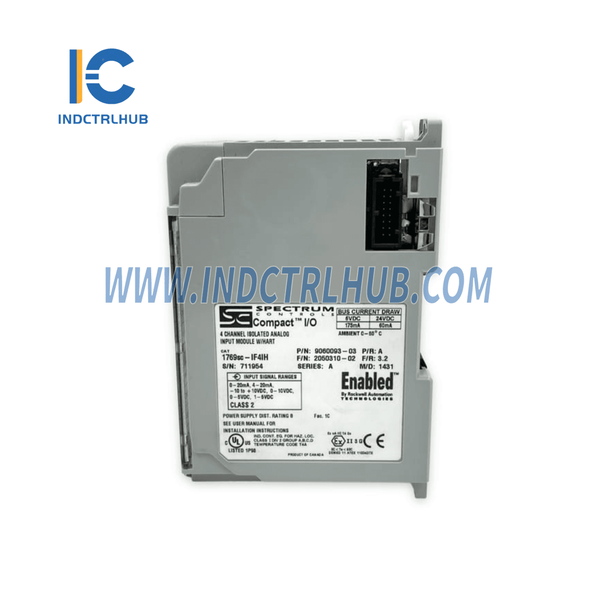 Allen-Bradley 1769SC-IF4IH CompactLogix Conformal Coated de 4 Canais