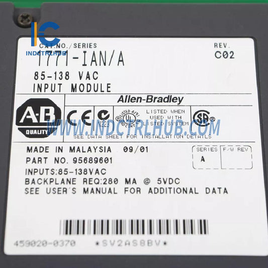 מודול כניסת AC Allen-Bradley PLC5 1771-IAN