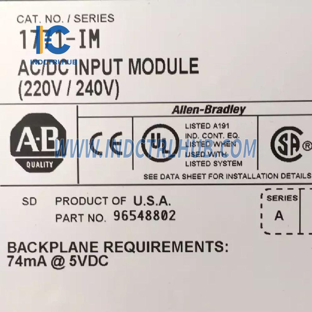 ماژول ورودی AC/DC 1771-IM PLC5 آلن-برادلی