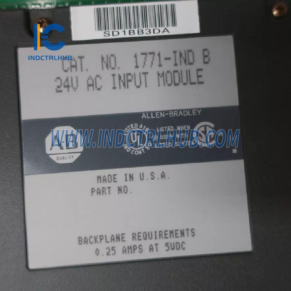 ماژول ورودی AC/DC سری B 1771-IND PLC5 آلن-برادلی
