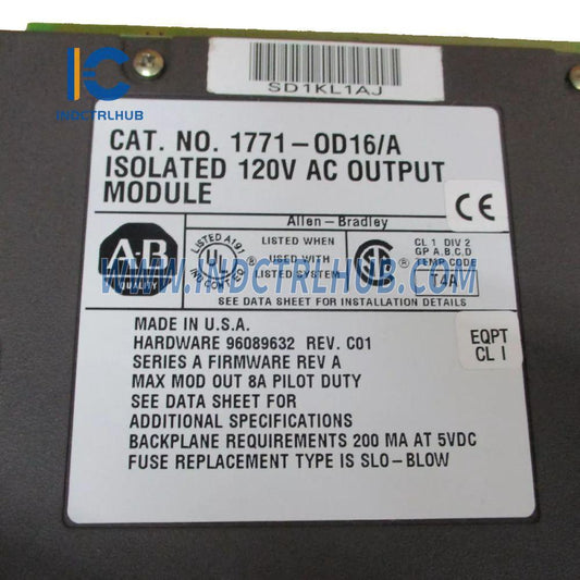 Allen-Bradley PLC5 1771-OD16 Isolated Ac Output Module - Isolated Ac Output Module