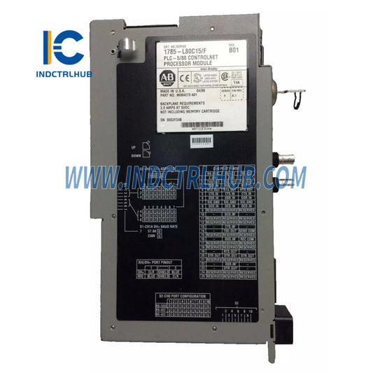 Allen-Bradley 1785-L80C15 PLC-5 ControlNet 1.5 Processor
