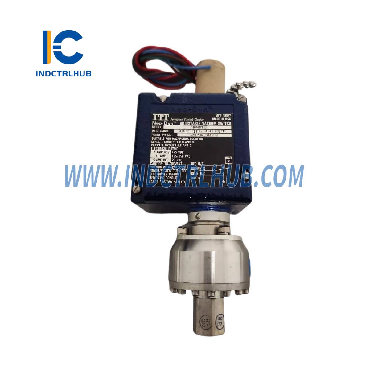 ITT 180P44C6 Adjustable Pressure Switch
