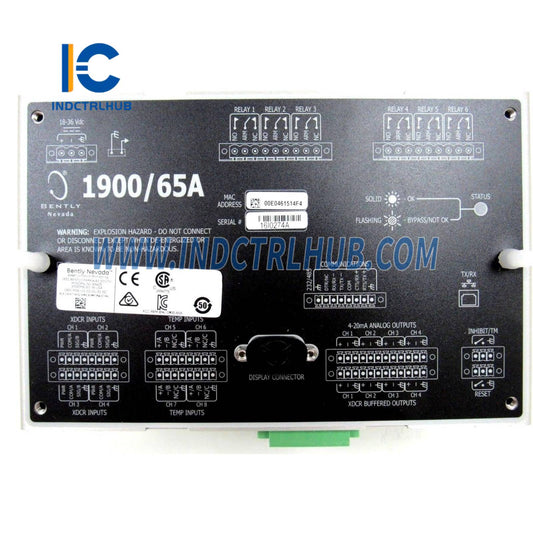 Bently Nevada 1900/65A-A00-B01-C01-D01-E01 Monitor opreme za opštu namenu