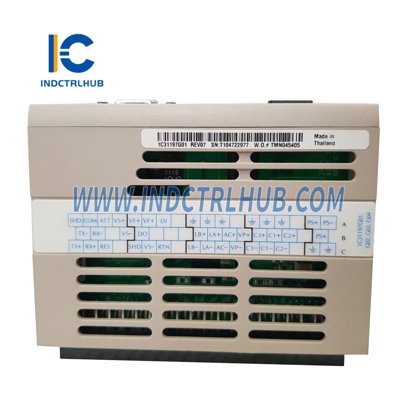 Emerson 1C31197G01 Ovation Klep Posisioneerder Module