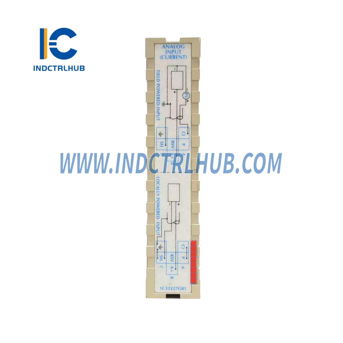 Emerson Ovation 1C31227G01 Módulo Base de Entrada Analógica