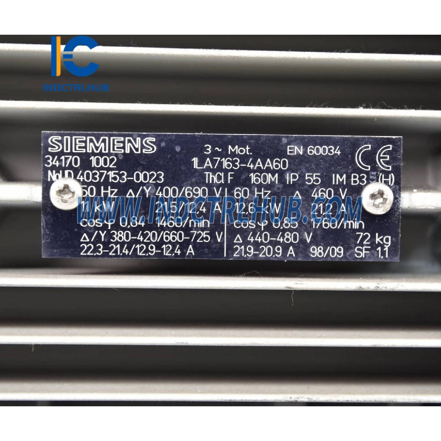 Siemens 1LA7163-4AA60 Nízkonapäťový indukčný motor s klietkou veveričky