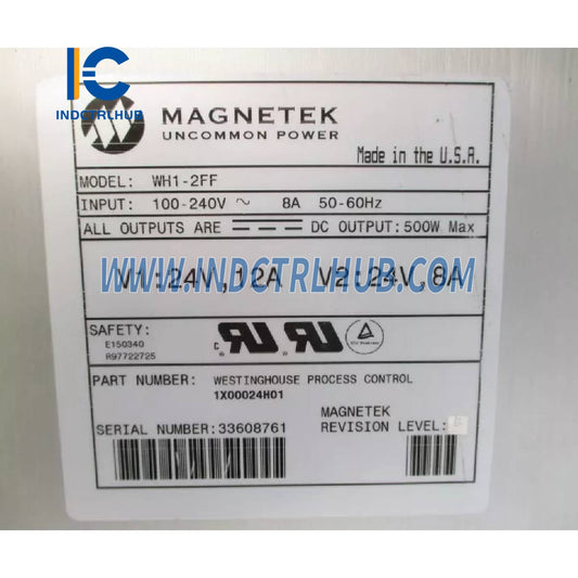 Emerson Ovation 1X00024H01 WH1-2FF tápegység modul