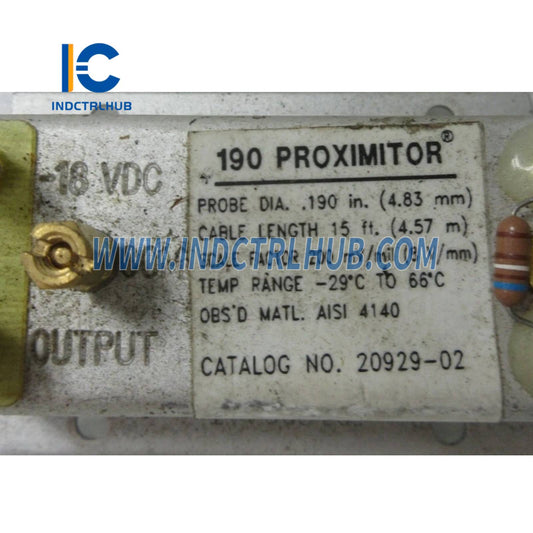 Bently Nevada 20929-02