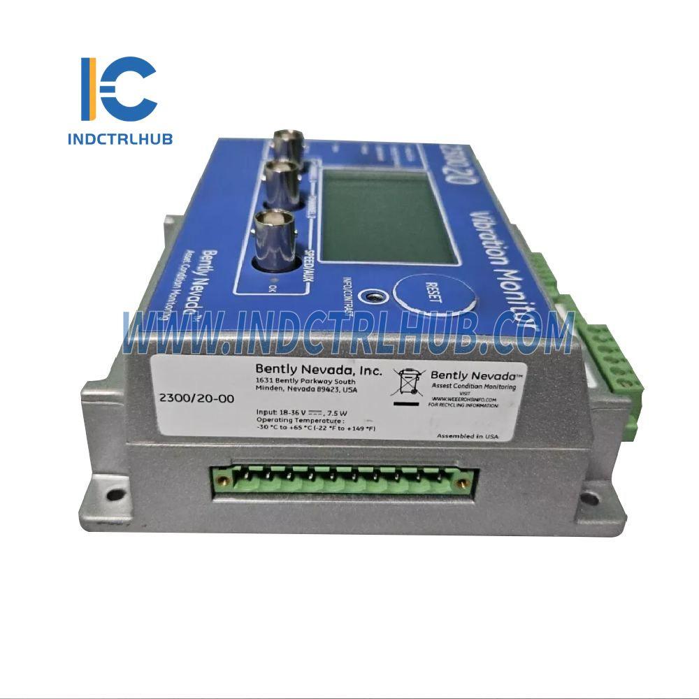 BENTLY NEVADA 2300/20-00 Monitor met 4-20 mA Uitsette