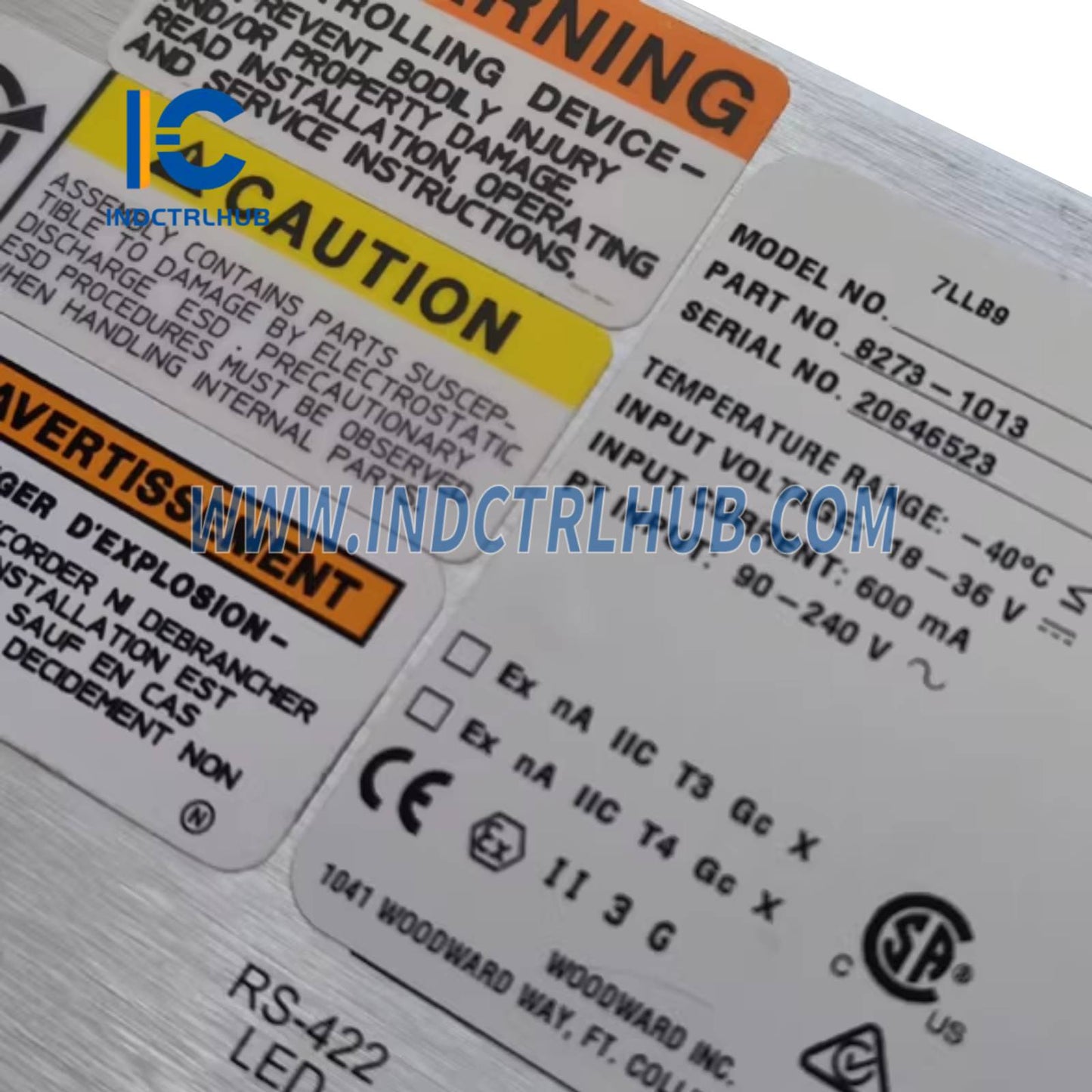 Control Digital de Gobernador Woodward 2301E-ST