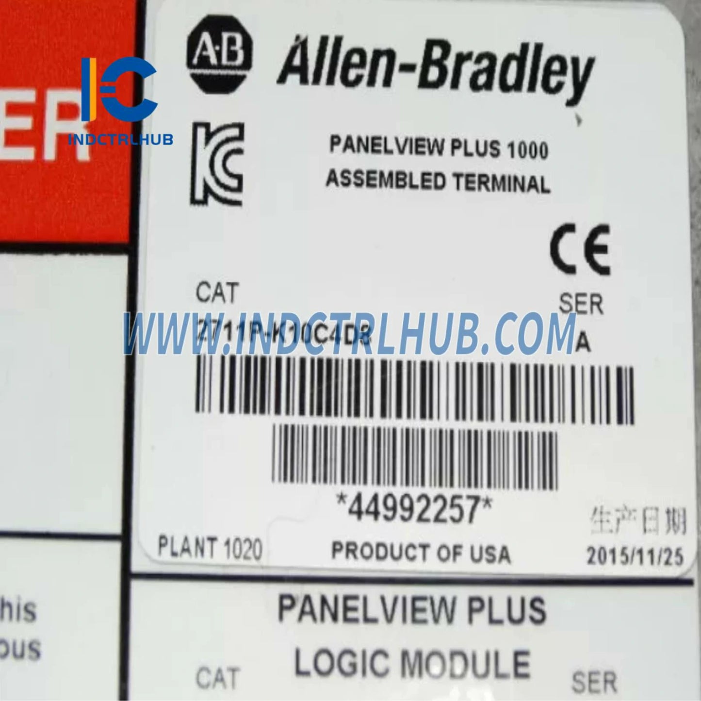 Allen-Bradley 2711P-K10C4D8 PanelView Plus terminál