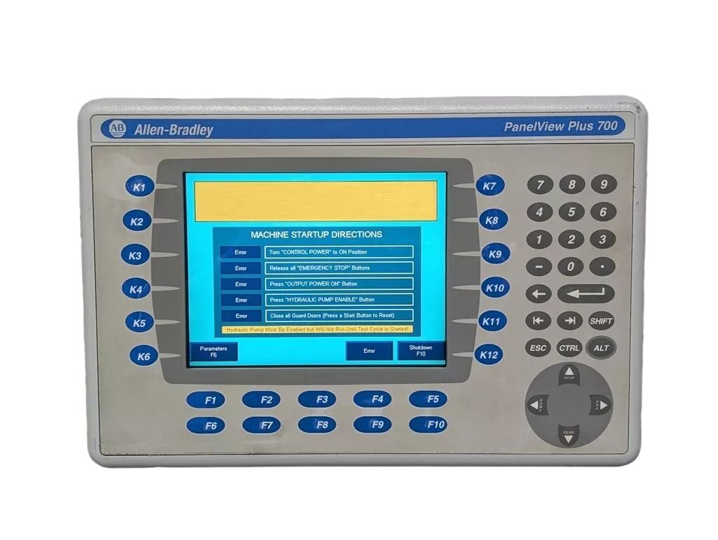 Allen-Bradley 2711P-K7C4D8 PanelView Plus 6 Séria 700 Farebný Displej