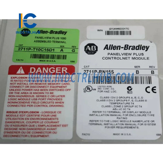 ALLEN BRADLEY 2711P-T10C15D1 PanelView Plus 1000 Operator Terminal
