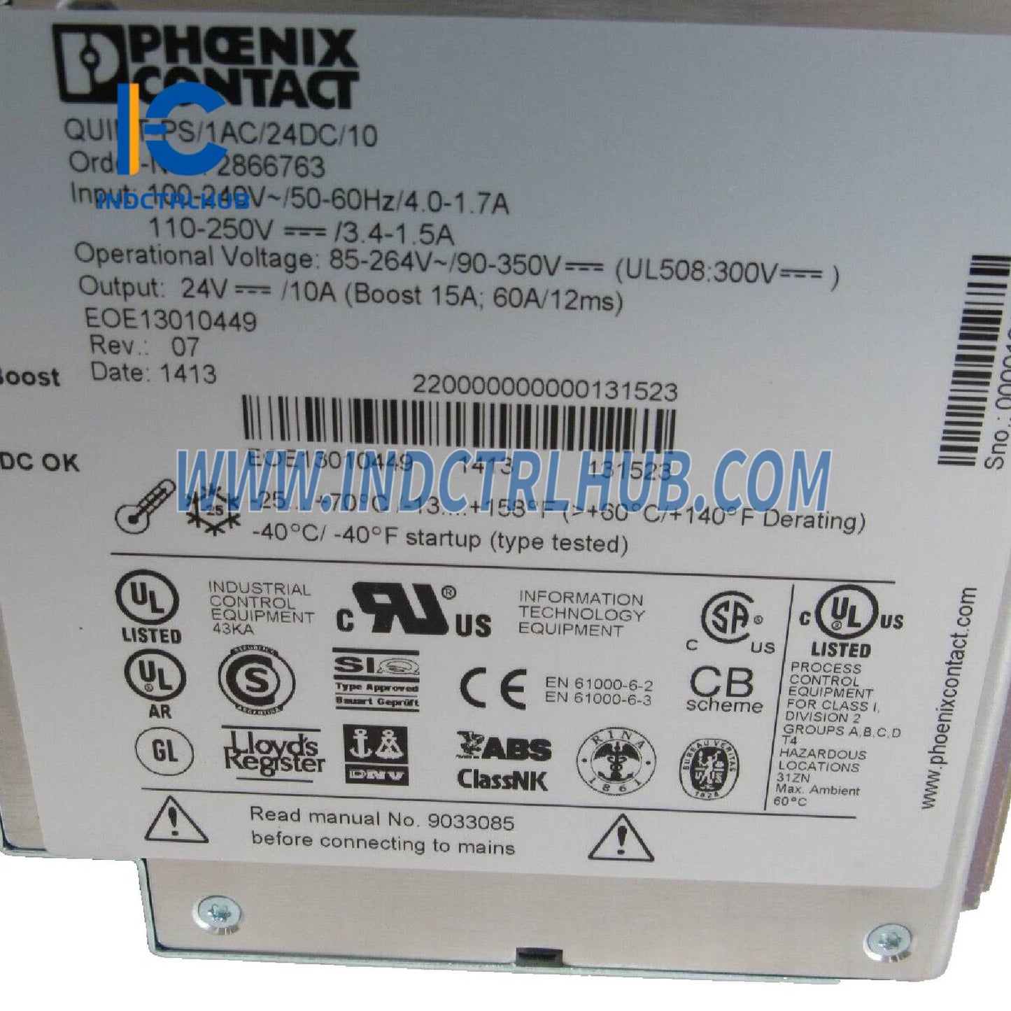 Siemens 2866763 Regulated AC/DC Switched-Mode Power Supply Unit