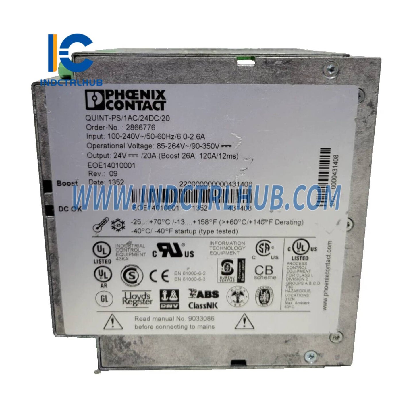 Siemens 2866776 Regulated AC/DC Switched-Mode Power Supply Unit