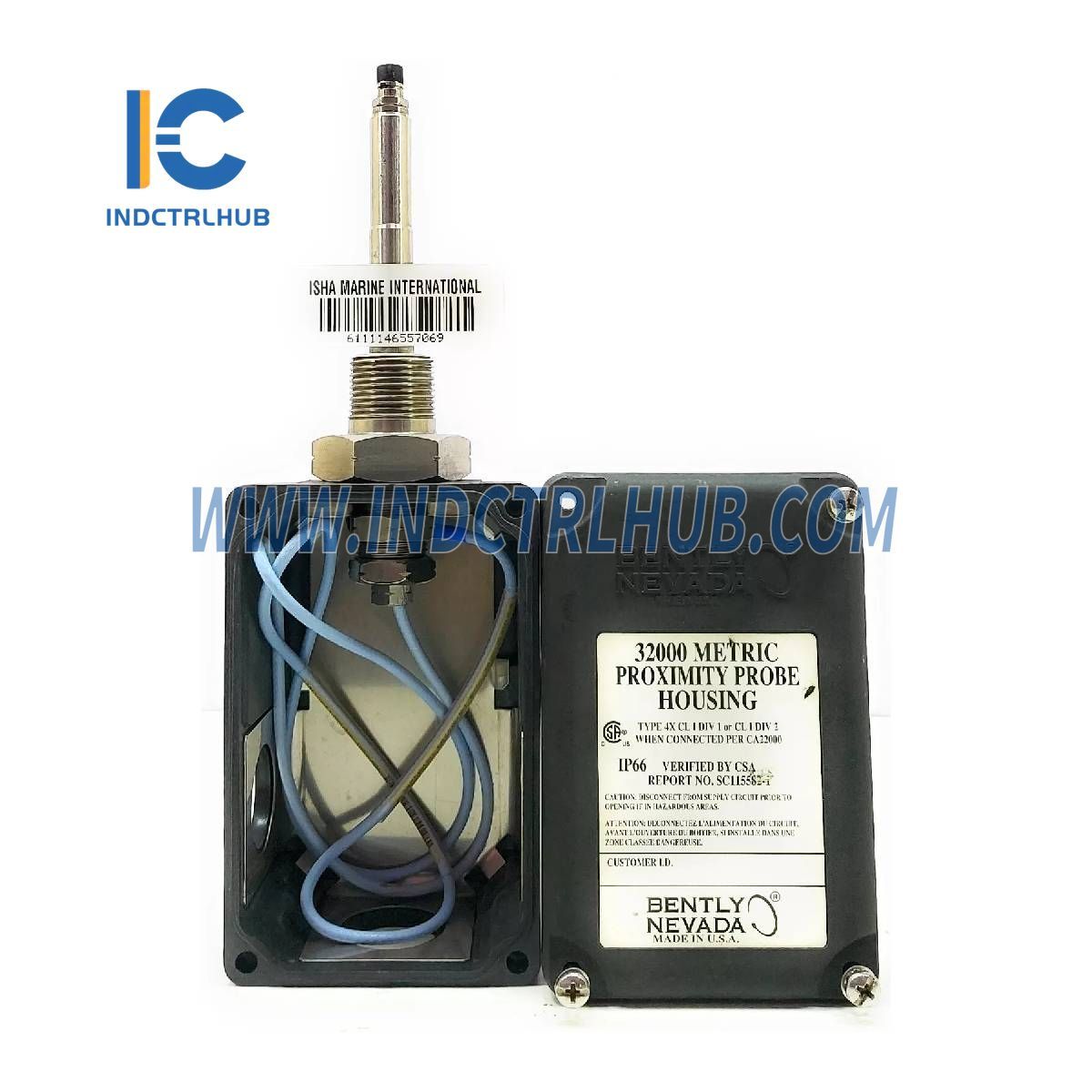 Bently Nevada 32000-28-05-15-080-03-02 metrikus közelségérzékelő ház szerelvények