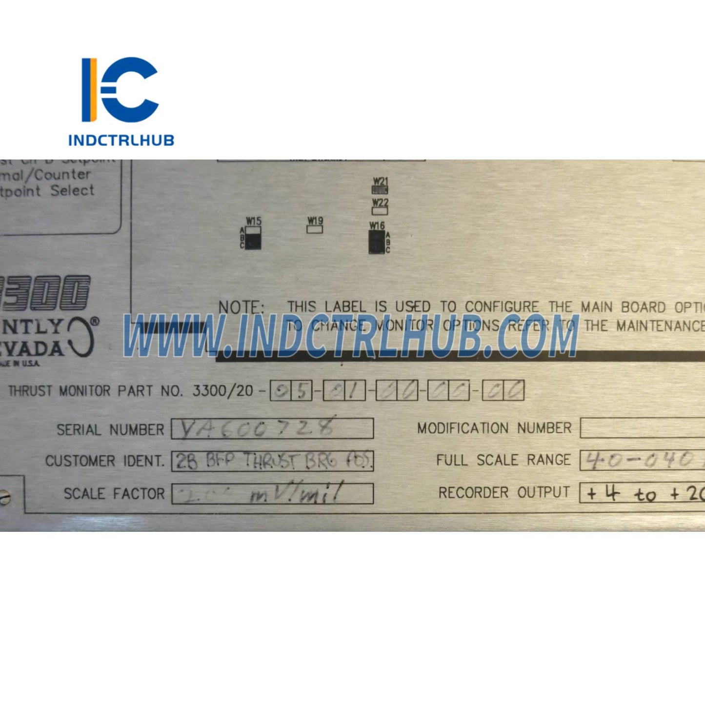 Bently Nevada 3300/20-05-01-00-00-00