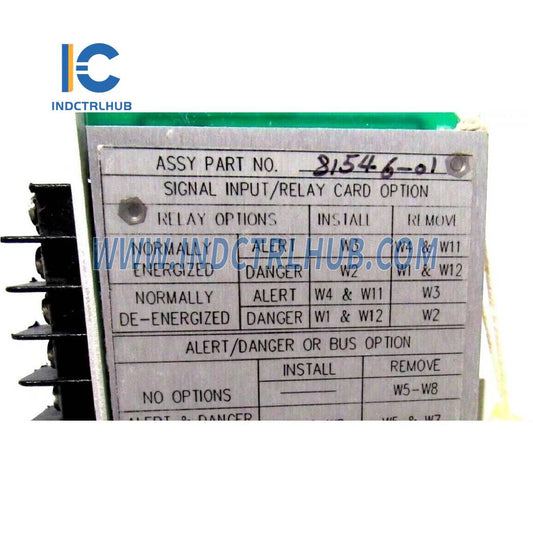 Bently Nevada 3300/53 81546-01 XDUCR Kiritish/Chiqish yozuv terminallari