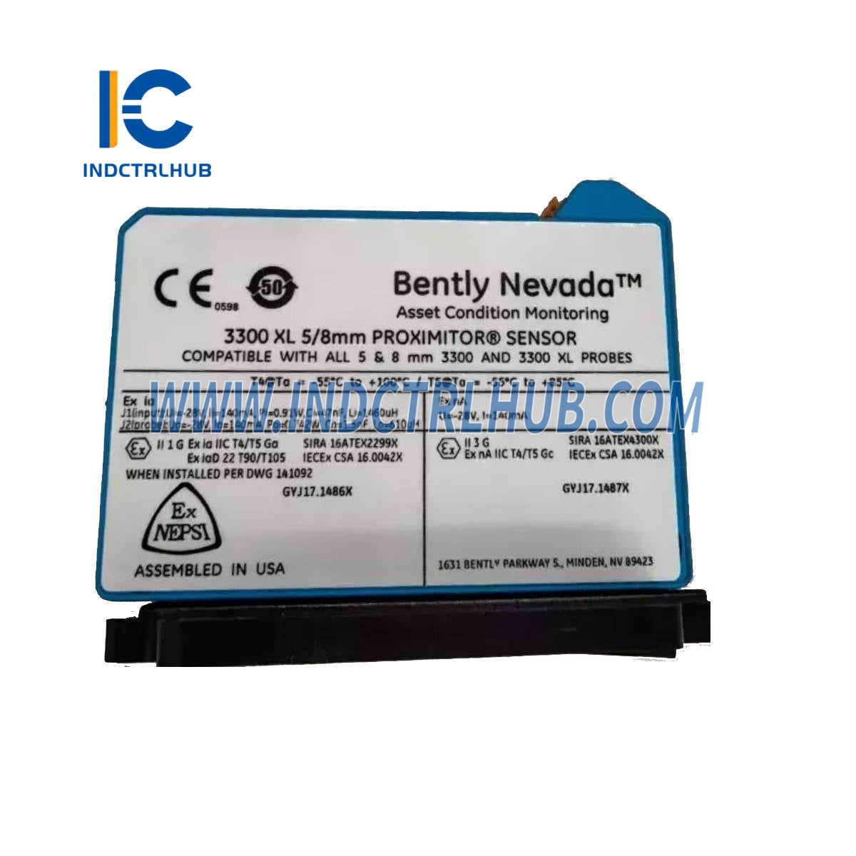 Bently Nevada 3300 XL 330180-50-CN Proximitor senzor