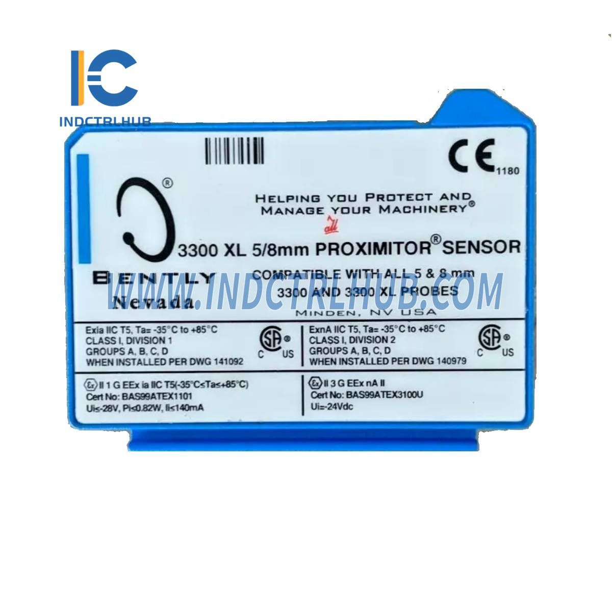 Bently Nevada 330180-92-05 3300 XL Proximitor érzékelő