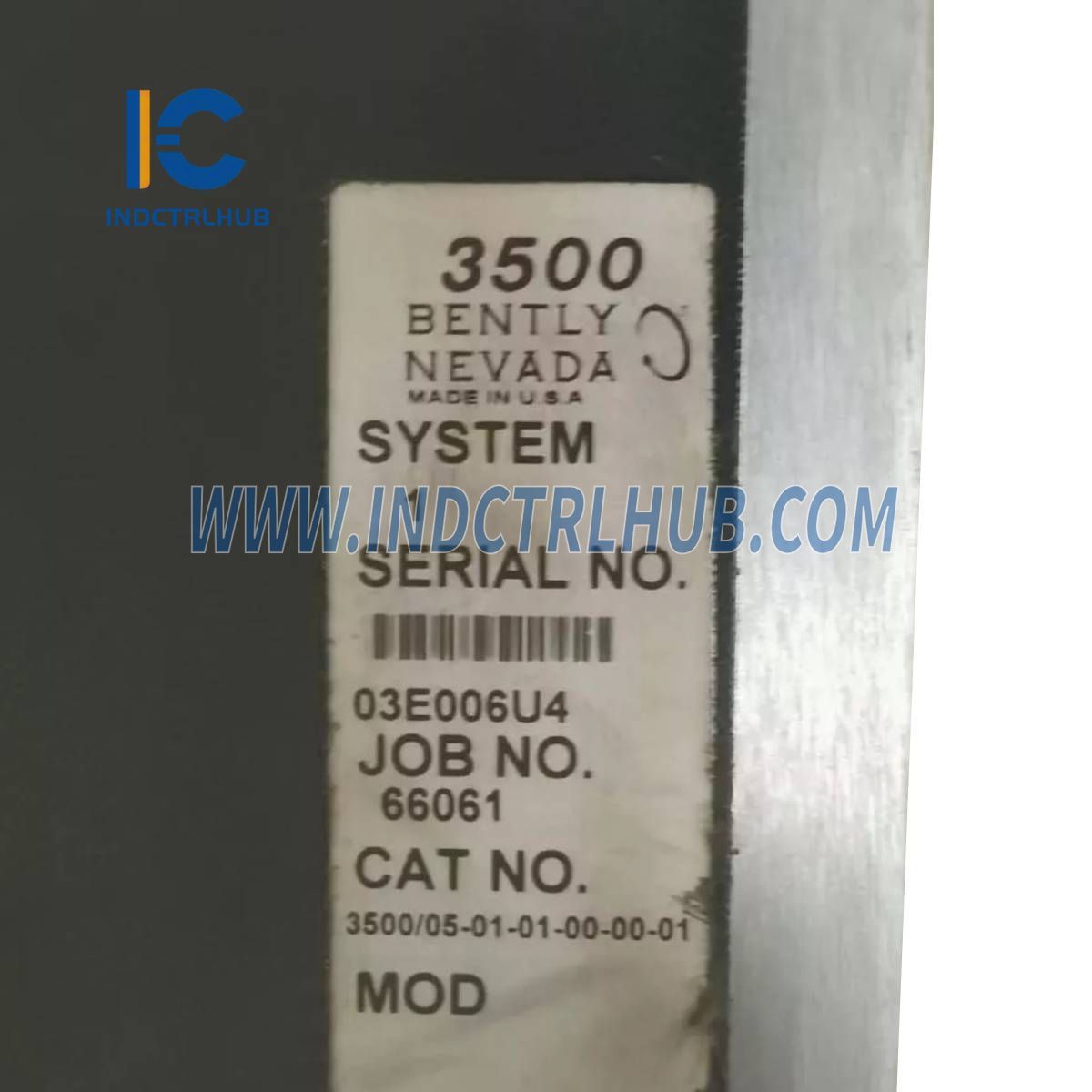 BENTLY NEVADA 3500/05-01-01-00-00-01 Tizim shkafi