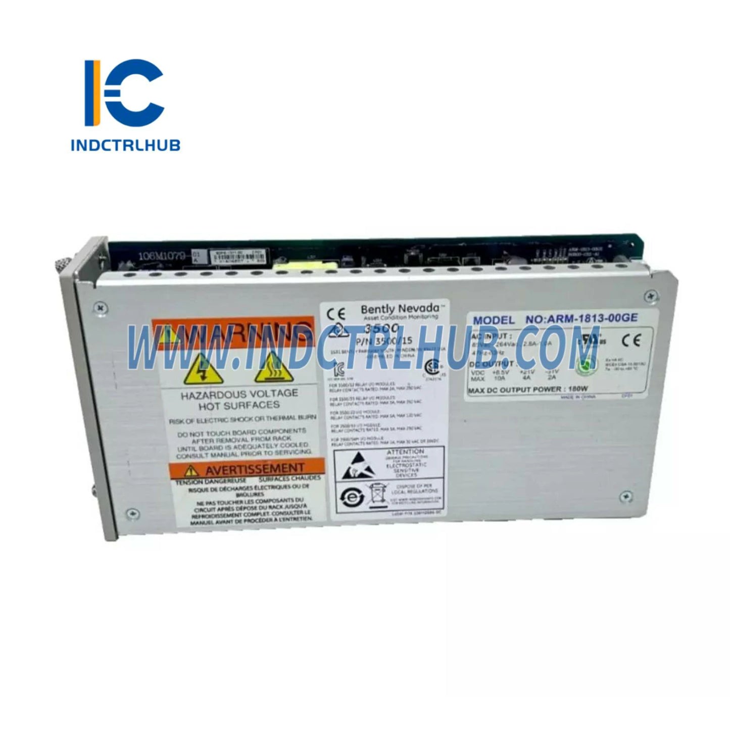 بنتلی نوادا 3500/15-05-05-01 106M1079-01+106M1081-01 منبع تغذیه AC و DC 3500/15