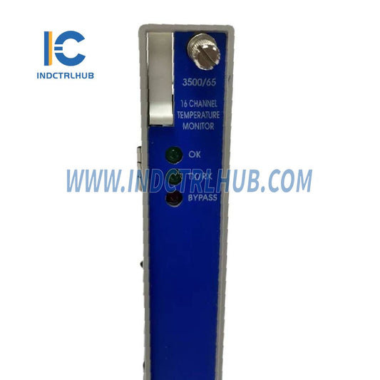 Bently Nevada 3500/65-01-00 145988-02+172103-01 16 kanālu temperatūras monitors