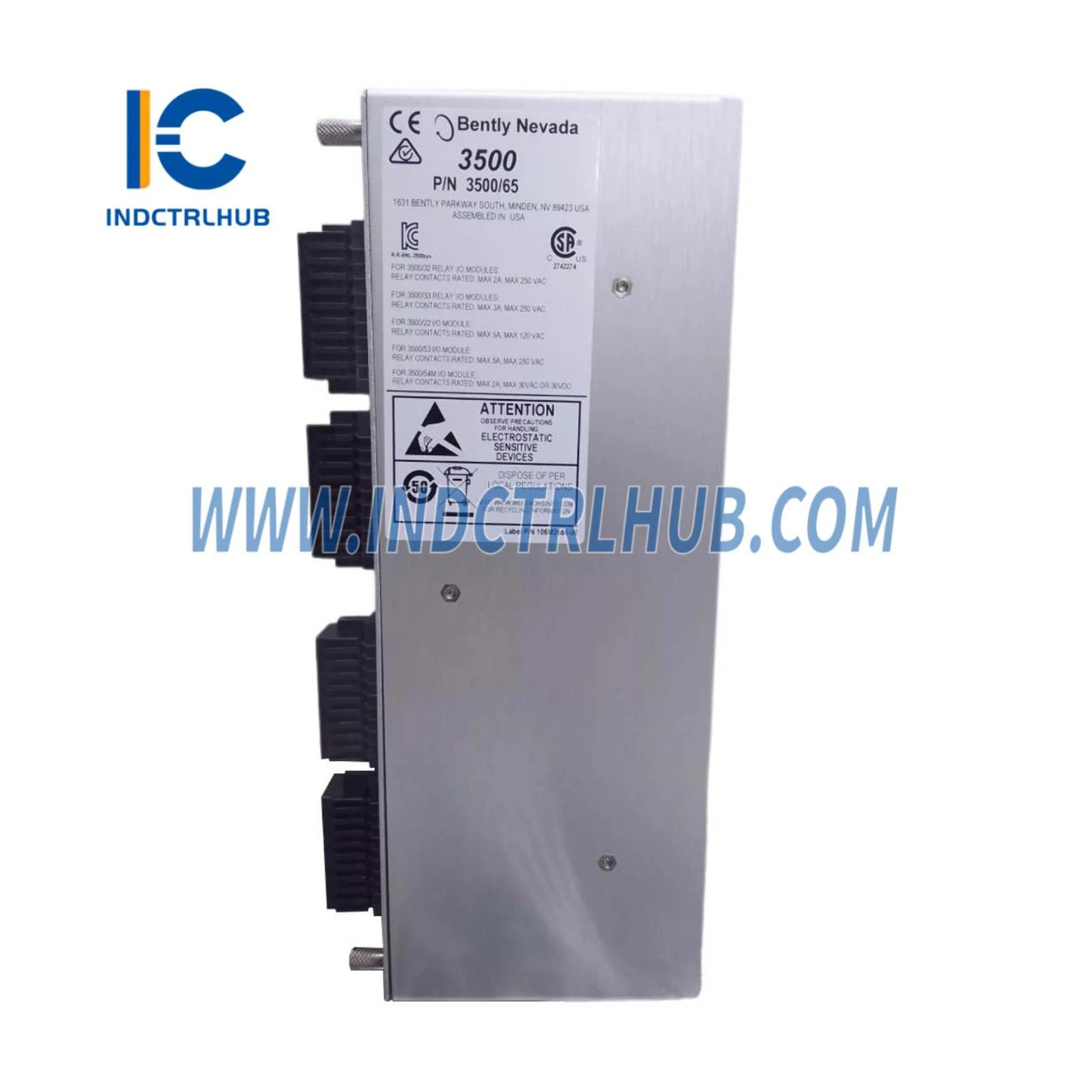 Bently Nevada 3500/65-01-00 145988-02+172103-01 Moniteur de température 16 canaux