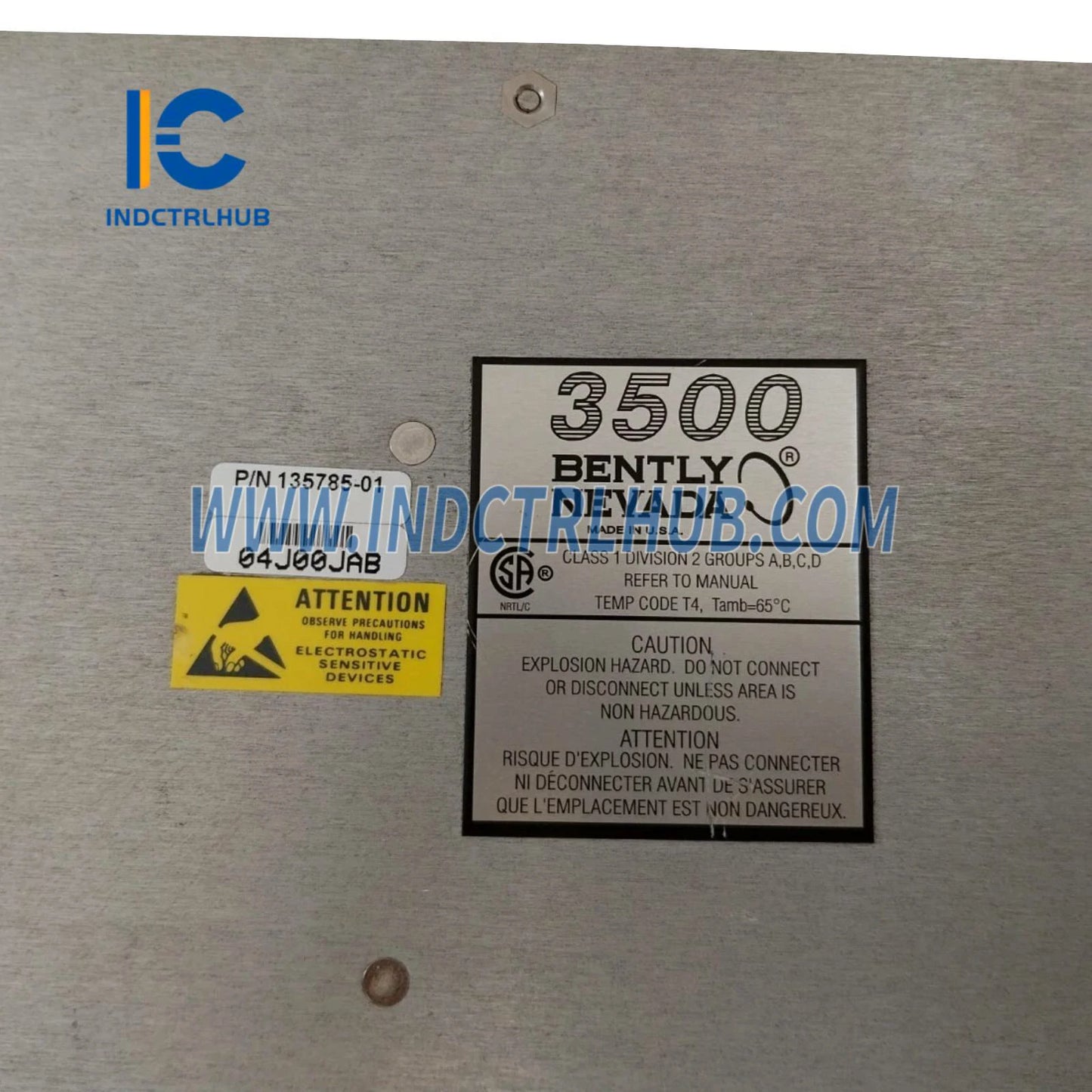 Bently Nevada 3500/93 135785-01 rendszer kijelző modul