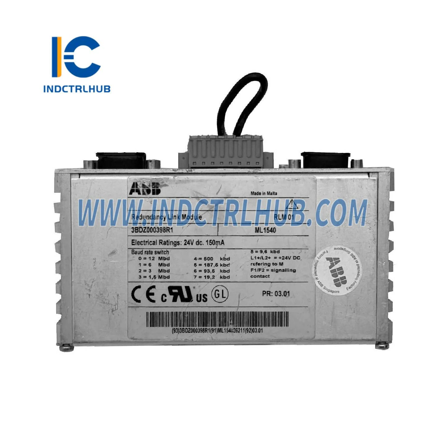 3BDZ000398R1 | ABB RLM01 PROFIBUS Zaxira Ulanish Moduli