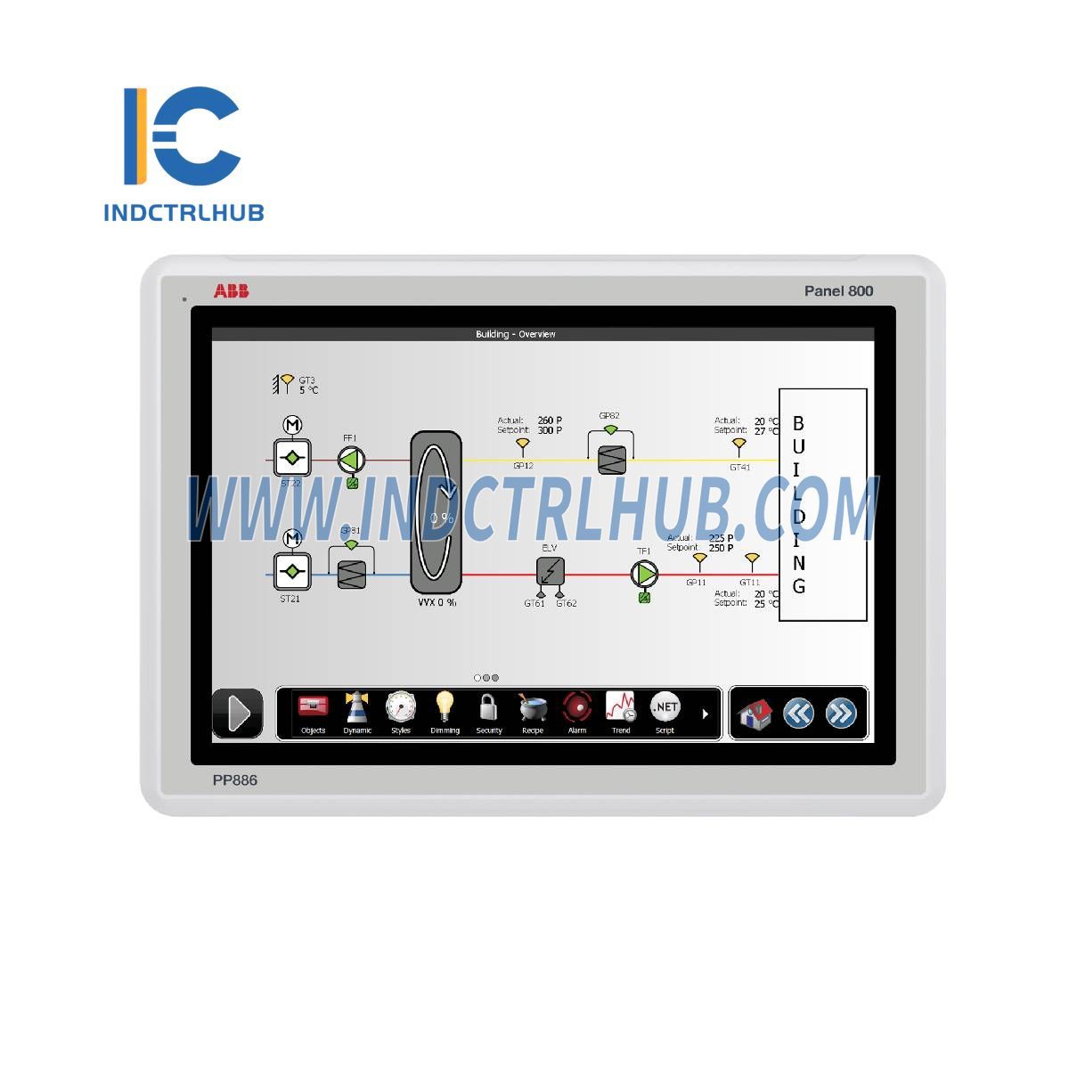 3BSE092980R1 | ABB PP886 Standaard Paneel