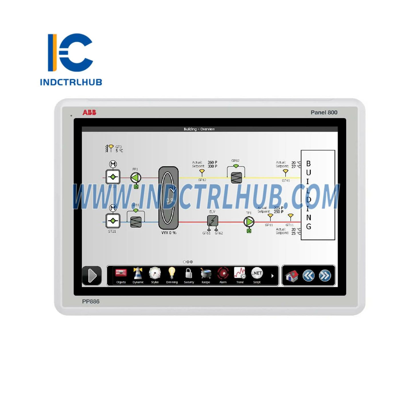 3BSE092980R1 | ABB PP886 стандартты панель