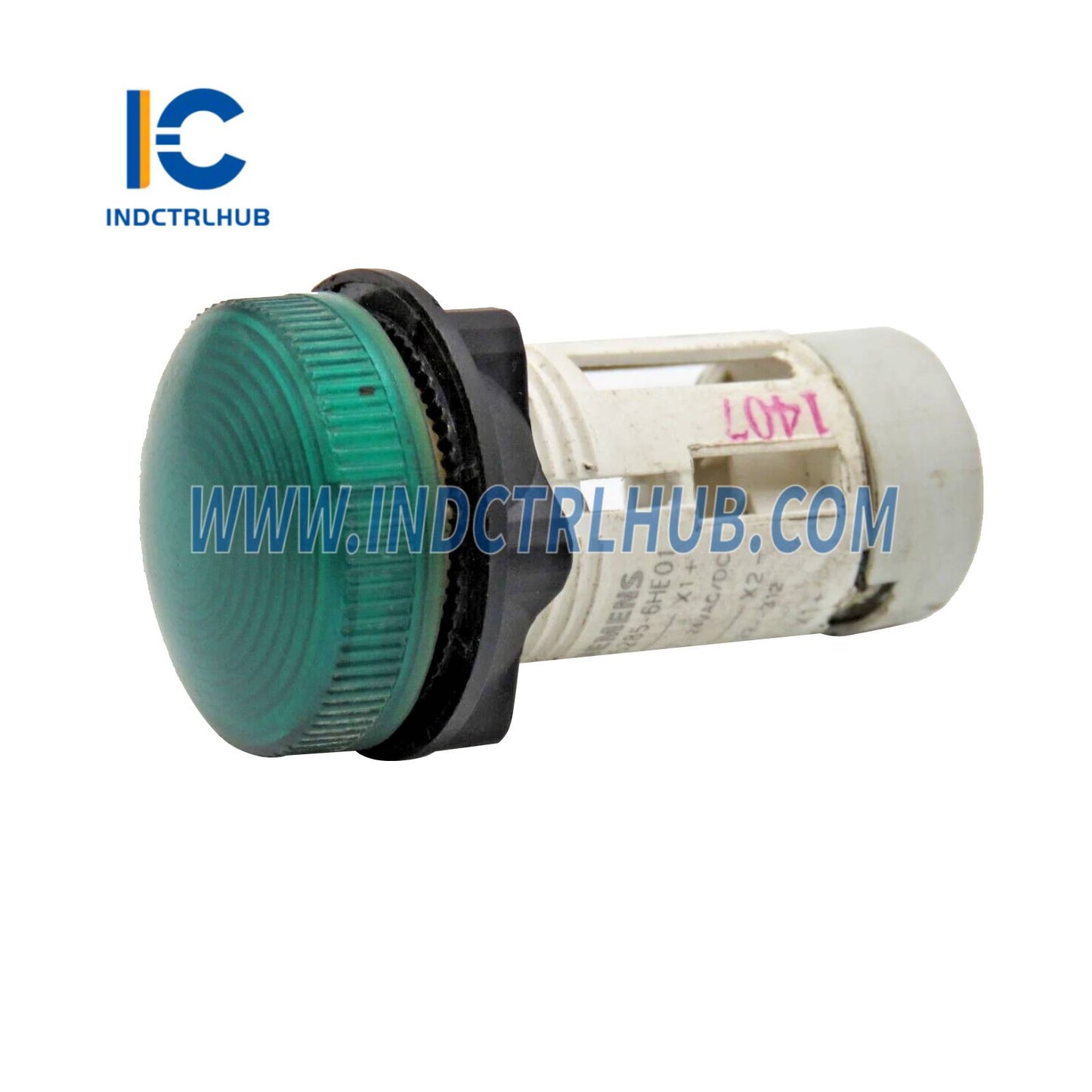 Siemens 3SB5285-6HE01 Compact LED Indicator Light, Green