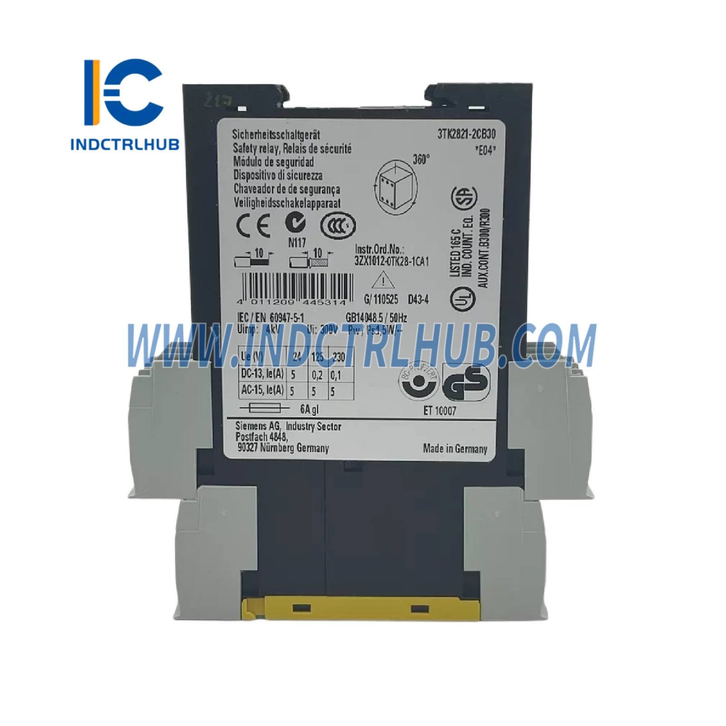 Siemens 3TK2821-2CB30 SIRIUS safety relay