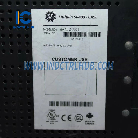 GE 489-P1-LO-A20-E Generator Boshqaruv Rele