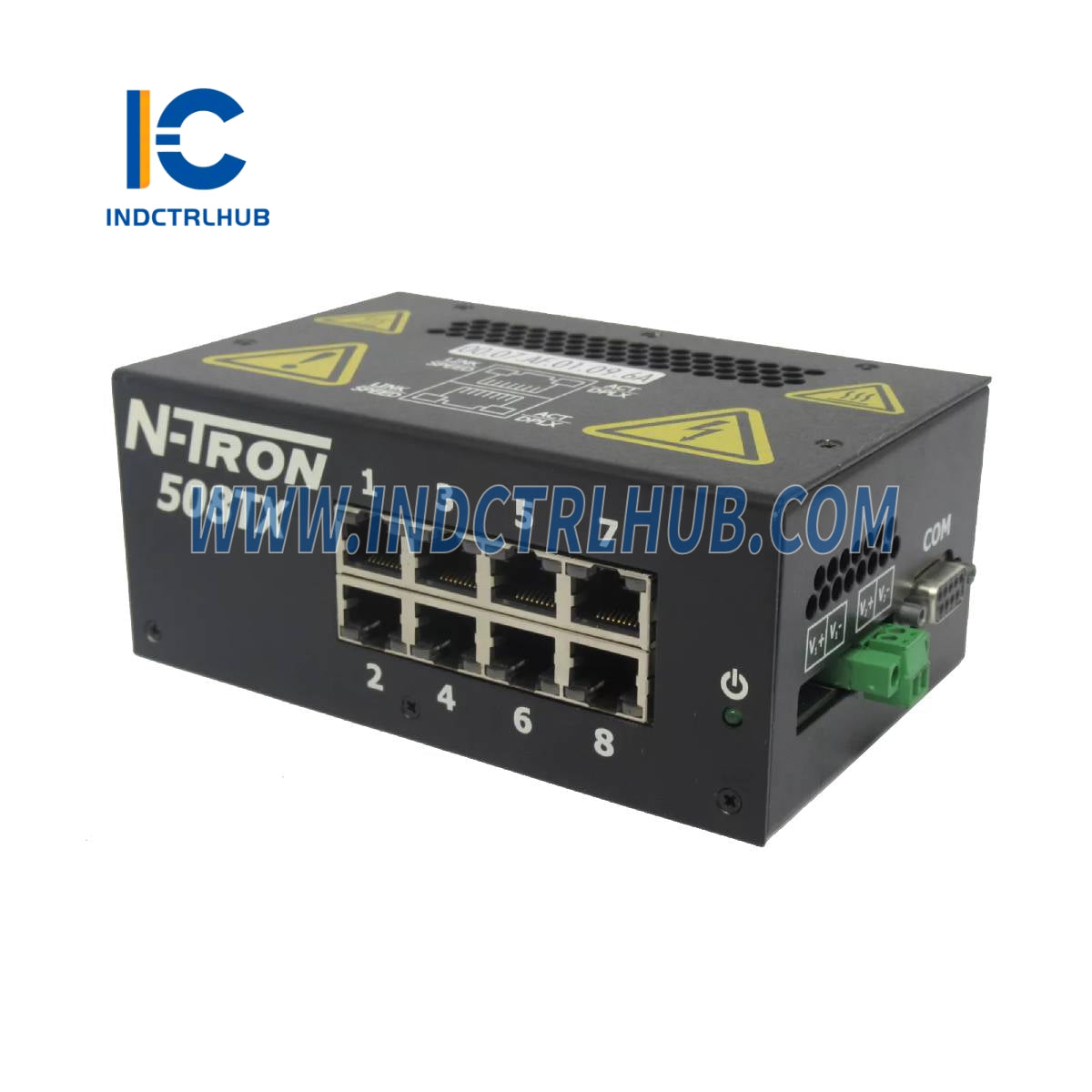 N-TRON 508TX ipari Ethernet kapcsoló