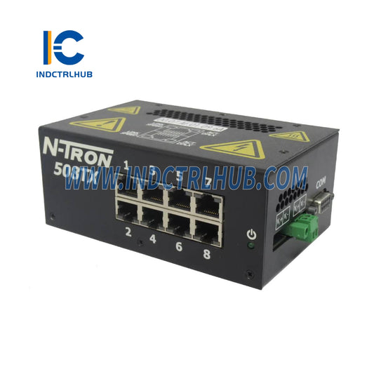 N-TRON 508TX ipari Ethernet kapcsoló