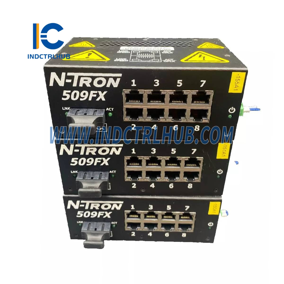 N-TRON 509FX ipari Ethernet kapcsoló