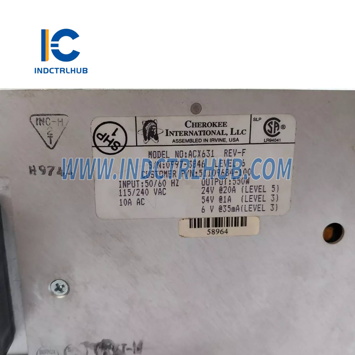 Honeywell 51109684-100 HPM مصدر طاقة
