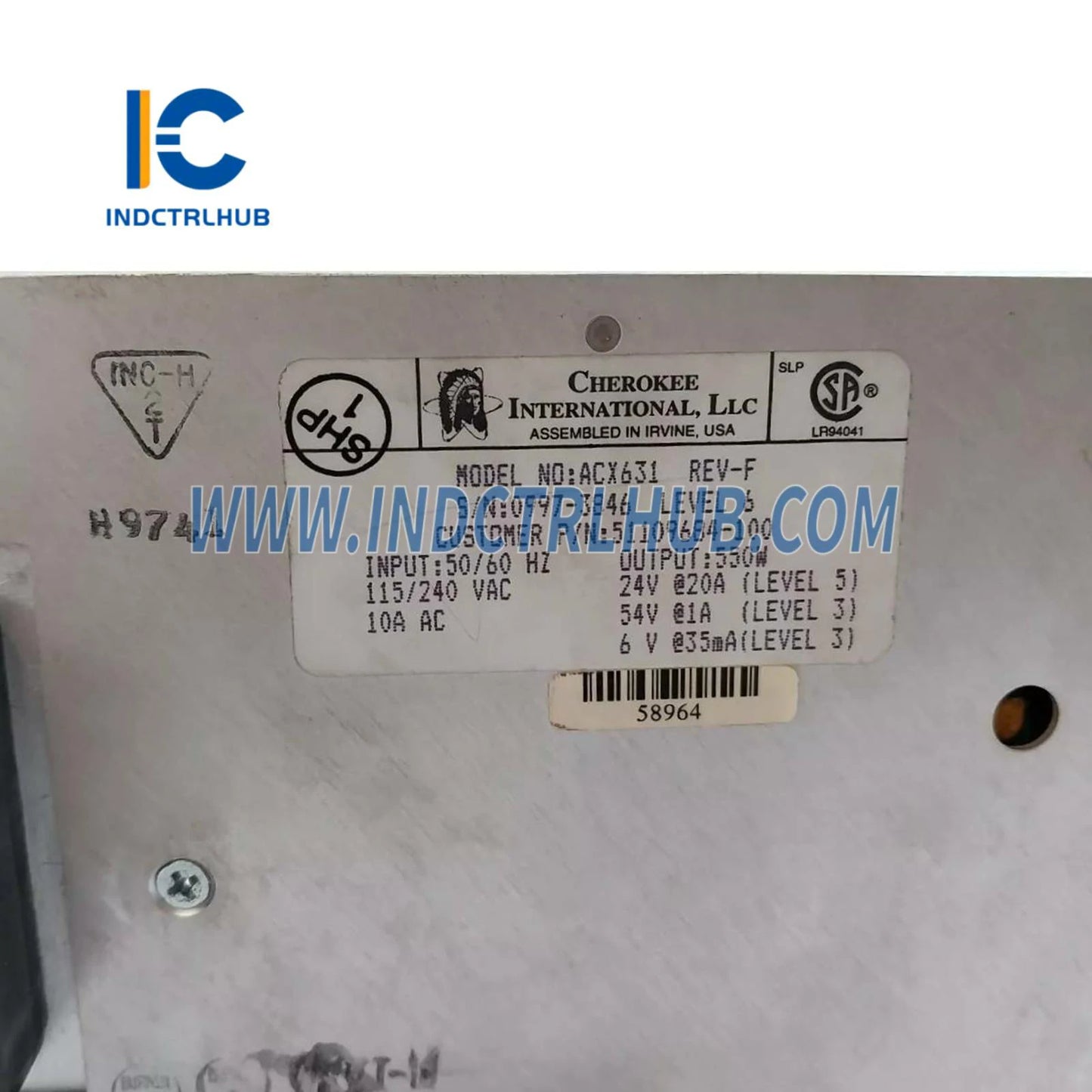 Honeywell 51109684-100 HPM захранване