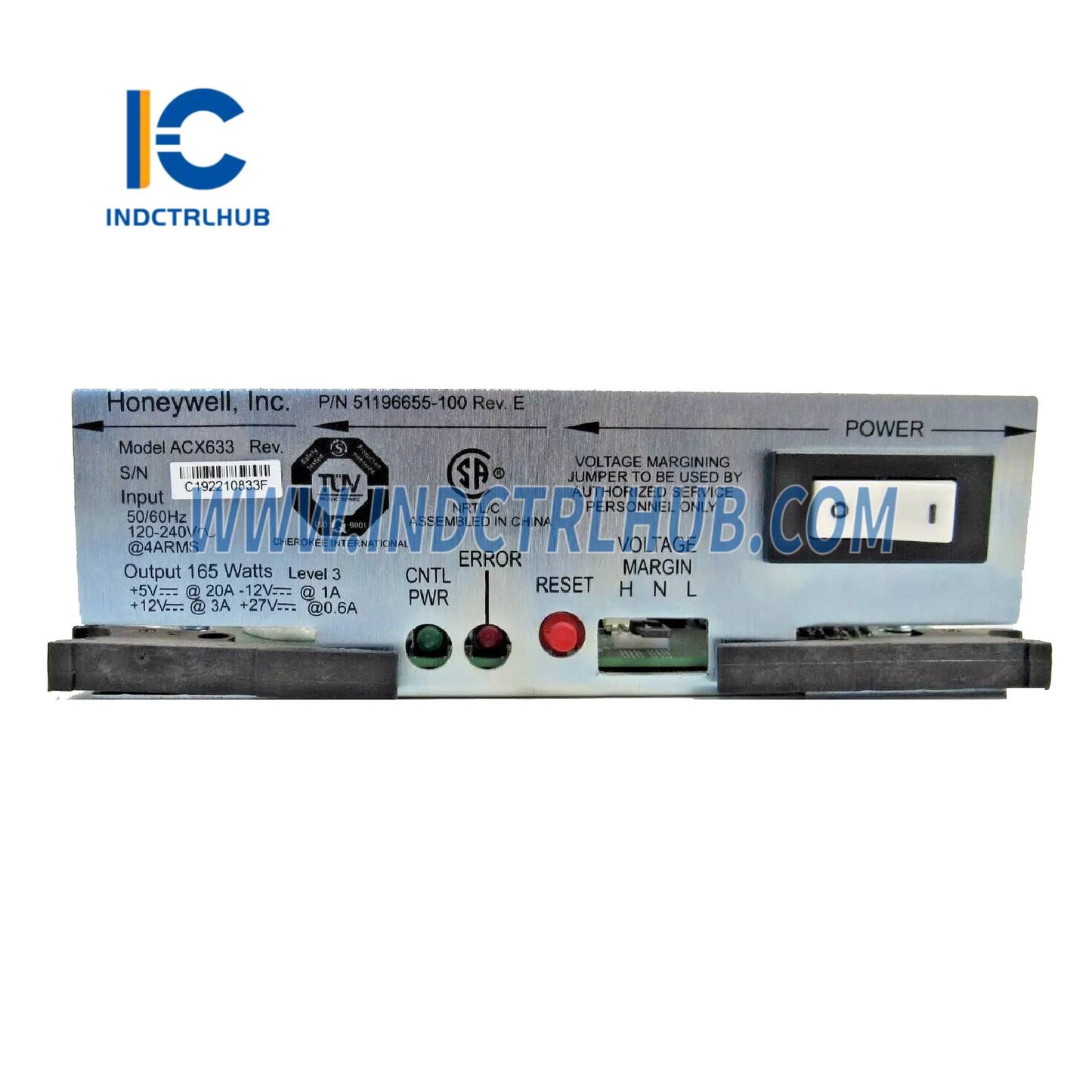 ماژول منبع تغذیه Honeywell 51196655-100 REV E TDC 3000
