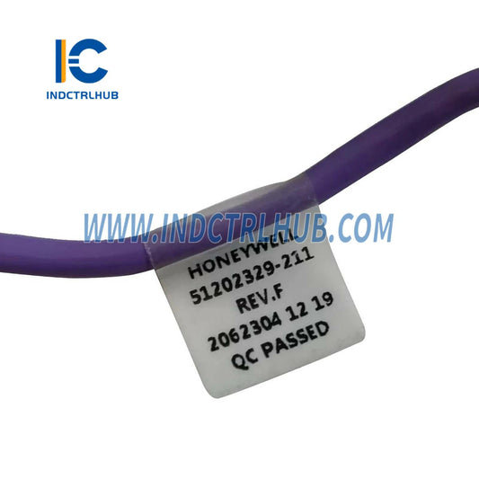 Honeywell 51202329-211 Serija C I/O Link kabl par, ljubičasti, 4 priključka, 2 metra