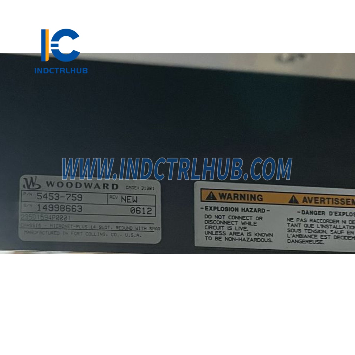 Woodward 5453-759 MicroNet TMR CPU5200 Modülü