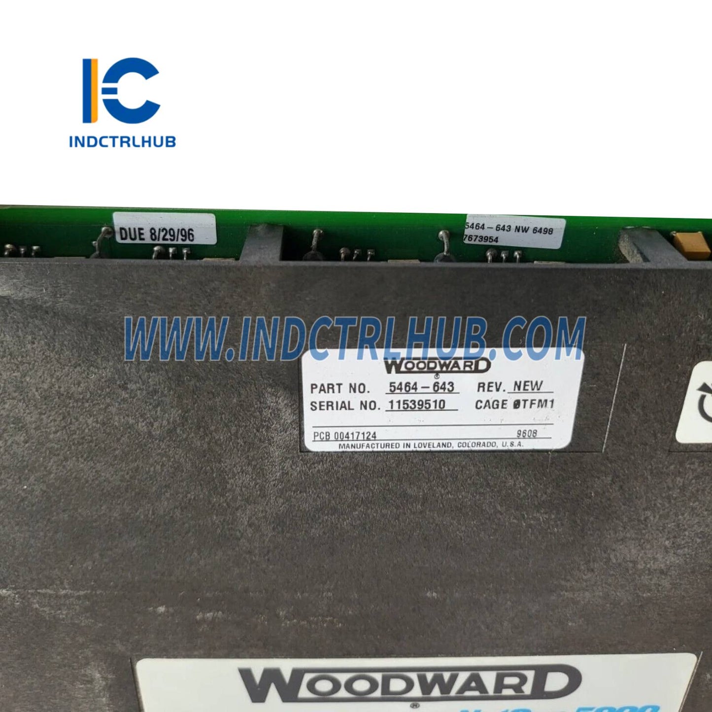 Módulo combinado analógico Woodward 5464-643 MicroNet