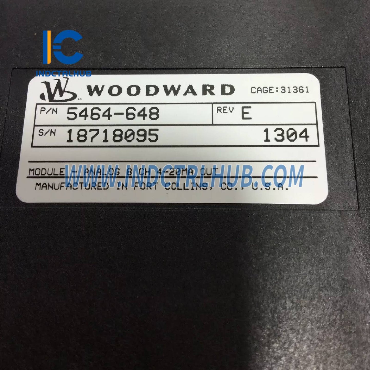 Módulo combinado analógico Woodward 5464-648 MicroNet