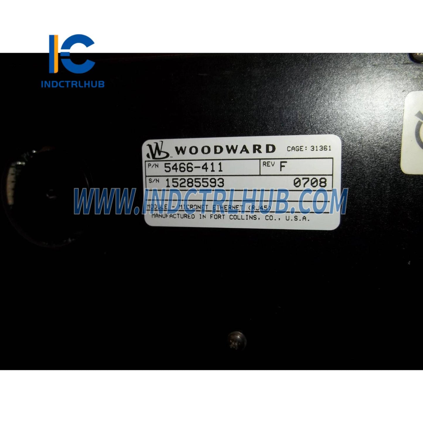 Woodward 5466-411 MicroNet Ethernet Modülü