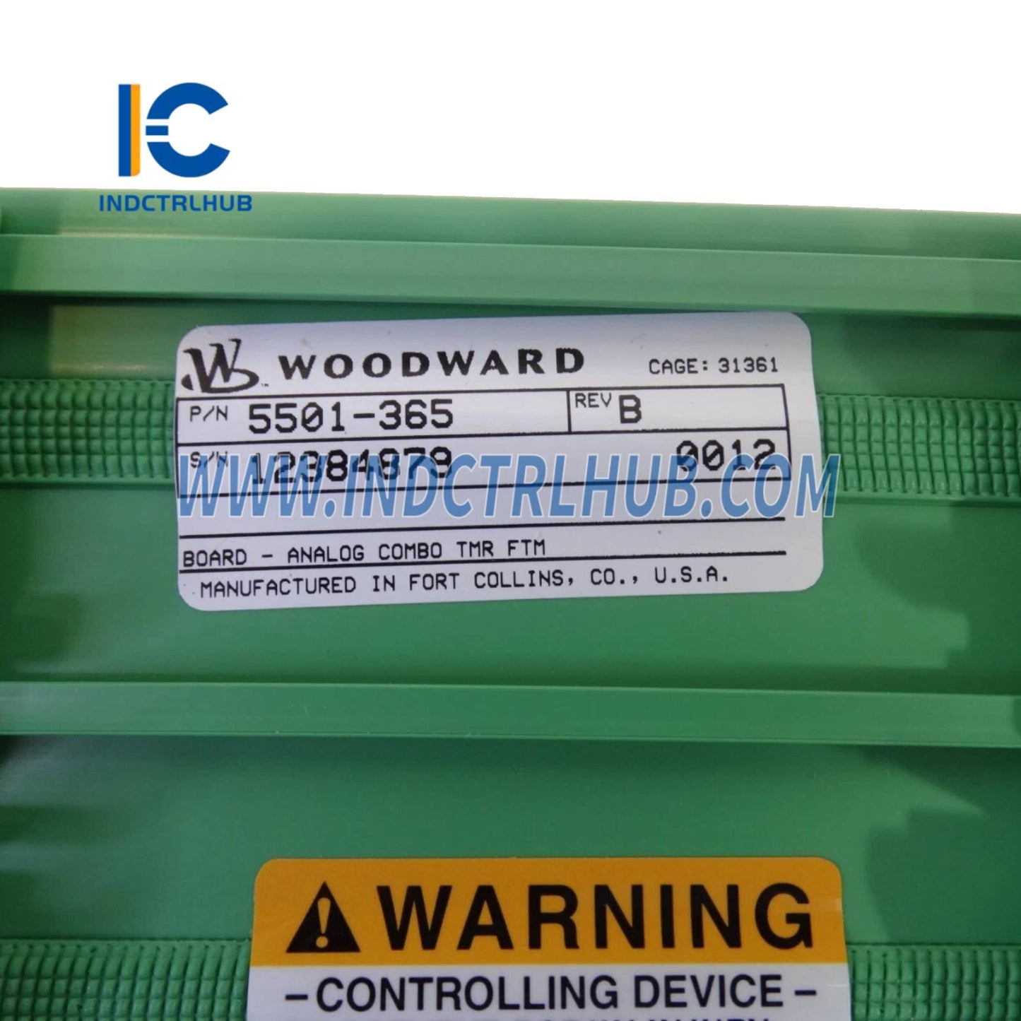 Módulo combinado analógico Woodward 5501-365 MicroNet Plus