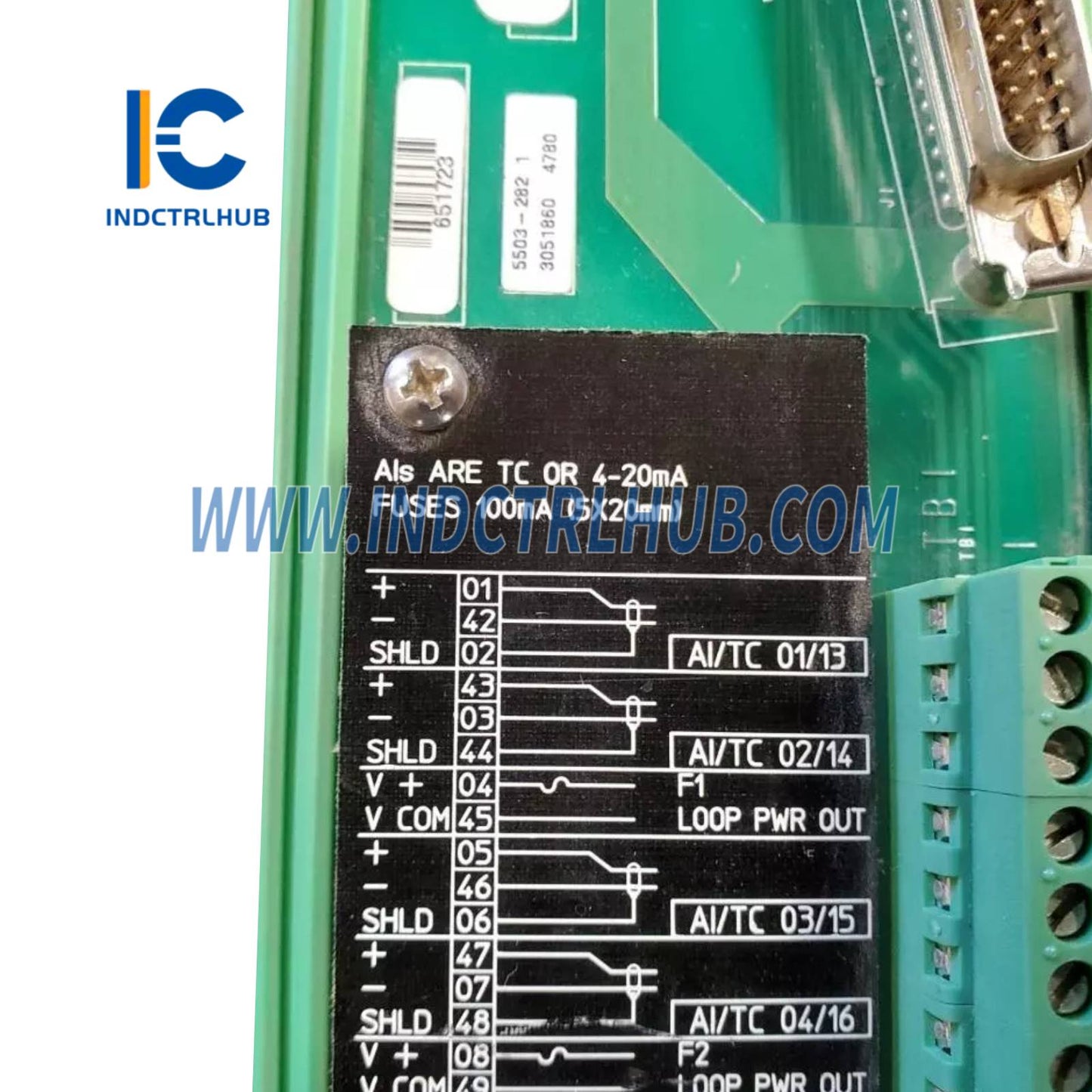 وودوارد 5503-282 وحدة إدخال/إخراج تناظرية MicroNet